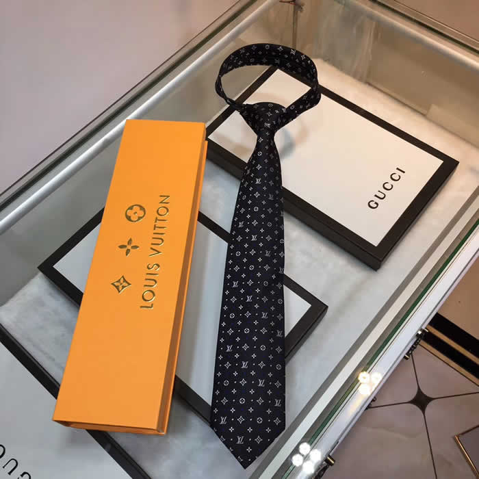 Business Wedding Party Formal Neck Ties Fake Cheap Louis Vuitton Ties 02